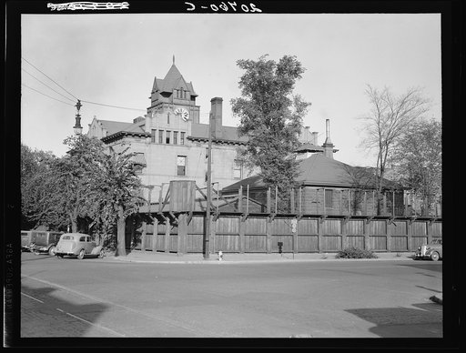Washington, Yakima. The famed stockade. Used as jail for striking farm workers in 1933. See general caption number 33