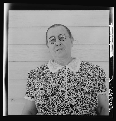 Mrs. Chris Ament who has lived for thirty three years on dry land wheat farm in the Columbia Basin. Washington, Grant County, three miles south of Quincy. See general caption number 35