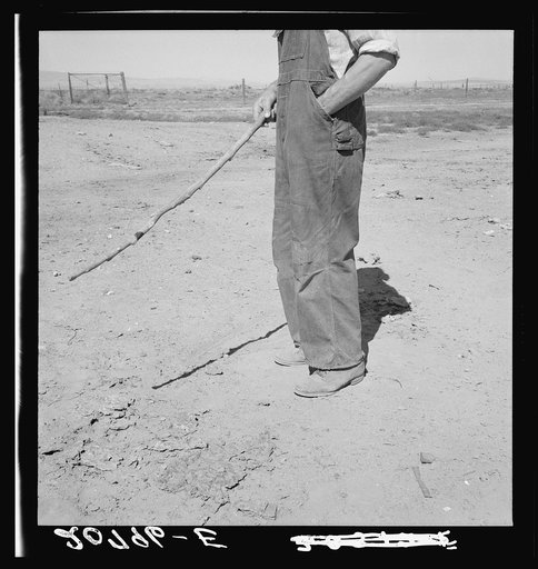 Untitled photo, possibly related to: Chris Ament, German-Russian dry land wheat farmer, who survived in the Columbia Basin. Washington, Grant County, three miles south of Quincy. See general caption number 35