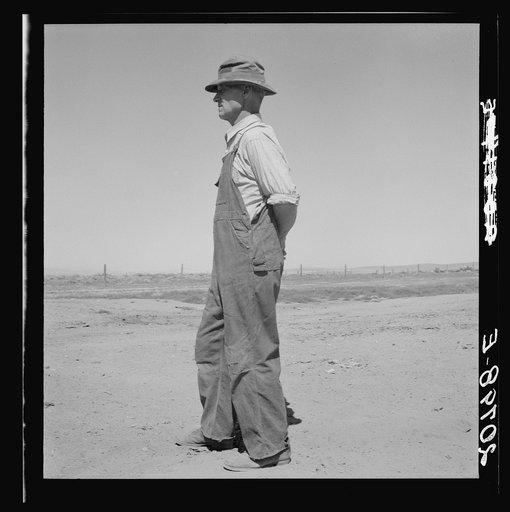 Untitled photo, possibly related to: Chris Ament, German-Russian dry land wheat farmer, who survived in the Columbia Basin. Washington, Grant County, three miles south of Quincy. See general caption number 35
