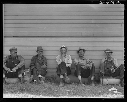 Untitled photo, possibly related to: Bindle stiffs in town three weeks before opening of Klamath Basin potato harvest. California, Siskiyou County, Tule Lake