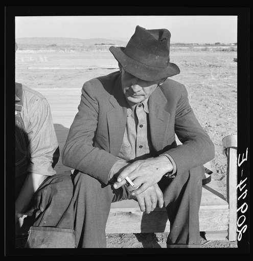 Former Nebraska farmer, now a migrant farm worker. Klamath County, Oregon. General caption number 62-111