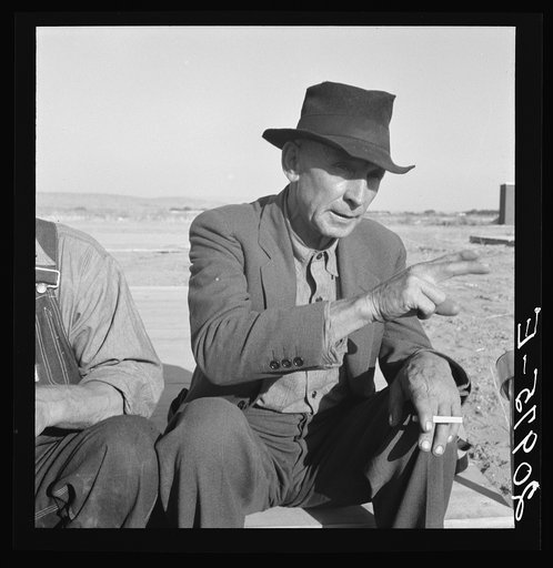 Former Nebraska Farmer, now a migrant farm worker. Klamath County, Oregon. See general caption 62-111