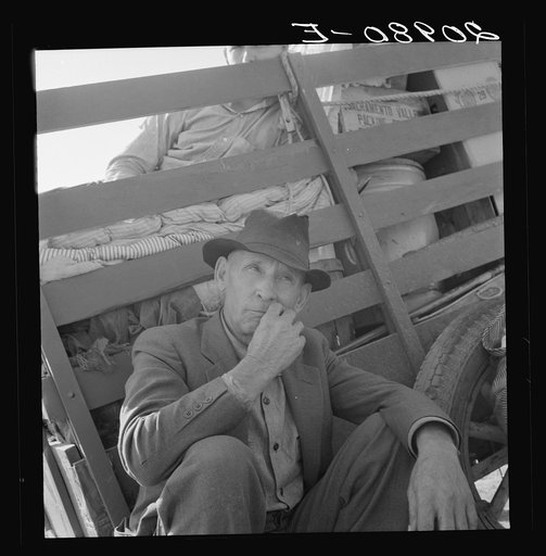 Former Nebraska farmer, now a migrant farm worker. Klamath County, Oregon. See general caption number 62-111