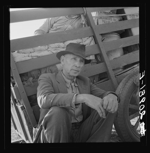Former Nebraska farmer, now a migrant farm worker. Klamath County, Oregon. See general caption number 62-111