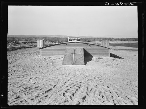 Friends basement church built May, 1939. Dead Ox Flat, Malheur County, Oregon. General caption number 67