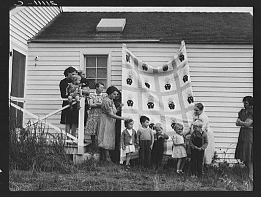 The young children accompany their mothers to "Helping Hand" club meeting. Yamhill County, Oregon