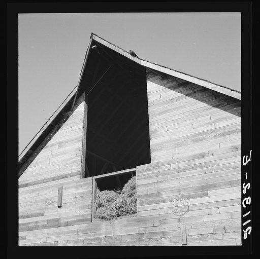 Detail of barn in northern Oregon. Irrigon, Morrow County, Oregon