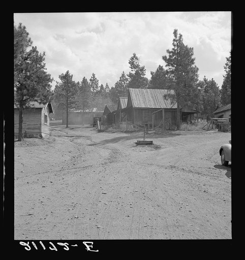 Lumber mill worker's house. Note pump. Keno, Klamath County, Oregon. General caption number 61