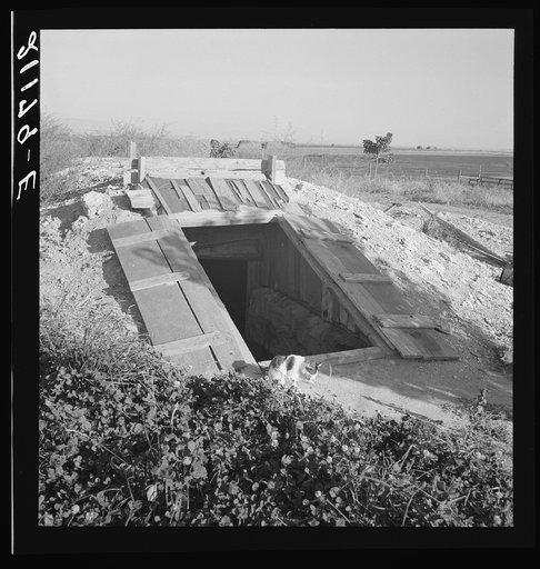 Storage cellar, typical of area. Dead Ox Flat, Malheur County, Oregon. General caption number 67-111