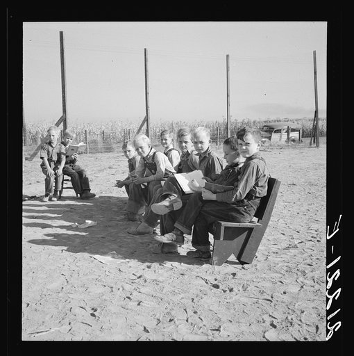 Untitled photo, possibly related to: Lincoln Bench School and yard. Near Ontario, Malheur County, Oregon. General caption number 69