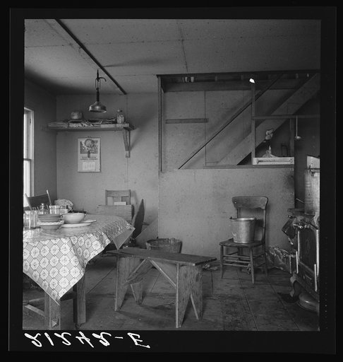 Soper kitchen, unfinished. Willow Creek area, Malheur County, Oregon. General caption number 72