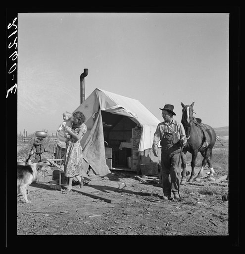 The Fairbanks home (FSA - Farm Security Administration). Willow Creek area, Malheur County, Oregon. General caption number 66