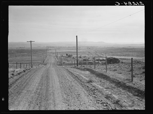 Owyhee project landscape. East Bench, west of Vale, Malheur County, Oregon. General caption number 66