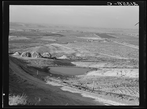 Looking across the Malheur Valley from Lincoln Bench. Malheur County, Oregon