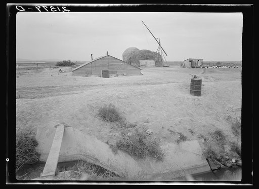 Untitled photo, possibly related to: Home of Free family who had lived in Beaver County, Oklahoma, for thirty years. Dead Ox Flat, Malheur County, Oregon