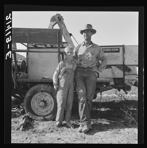 George Cleaver, new farmer, has five boys. The three older boys, ages twelve, sixteen, and eighteen, are needed at home to develop the farm and do not go to school. Malheur County, Oregon