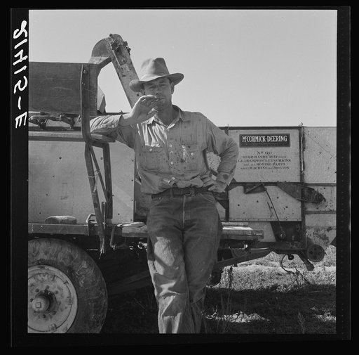 George Cleaver who is trying to develop 177 acres of raw land. He has five sons. Malheur County, Oregon