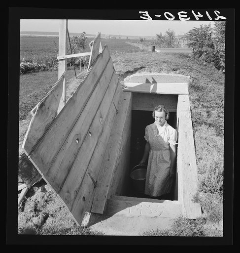 Untitled photo, possibly related to: Storage cellar on Botner farm. Nyssa Heights, Malheur County, Oregon