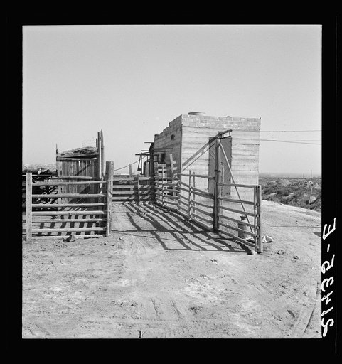 Country slaughterhouse for use of farmers. One mile north of Nyssa, Malheur County, Oregon