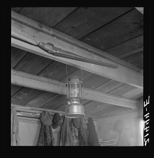 Untitled photo, possibly related to: Vale Owyhee irrigation project, Malheur County, Oregon. Corner of the Dazey kitchen in the Homedale District