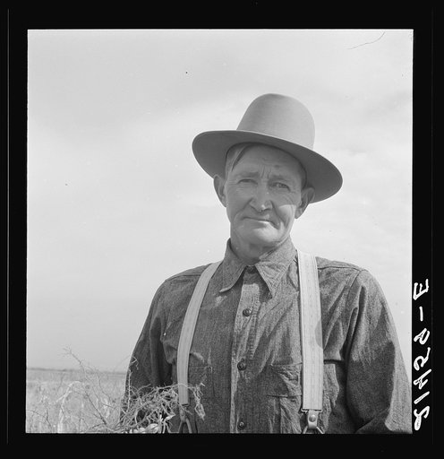 Untitled photo, possibly related to: Mr. Wardlow, drought area farmer, adjusting to a Western farm. Dead Ox Flat, Malheur County, Oregon