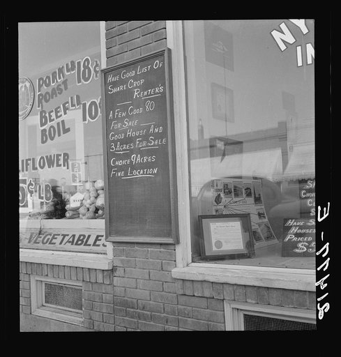 Detail on main street of Nyssa, Oregon