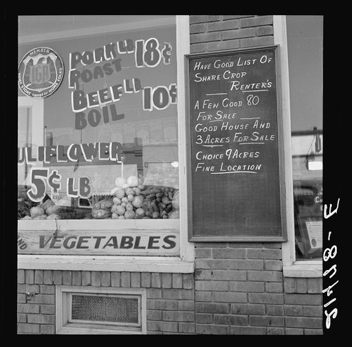 Untitled photo, possibly related to: Detail on main street of Nyssa, Oregon