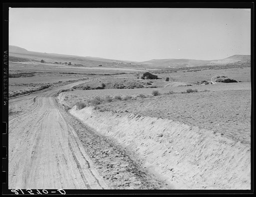 Untitled photo, possibly related to: Entering Cow Hollow region in which practically all are FSA (Farm Security Administration) borrowers. These are farmers who had a late start. Malheur County, Oregon. General caption 66
