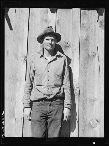 One of the thirty-six members of the Ola self-help sawmill co-op. Gem County, Idaho. General caption 48