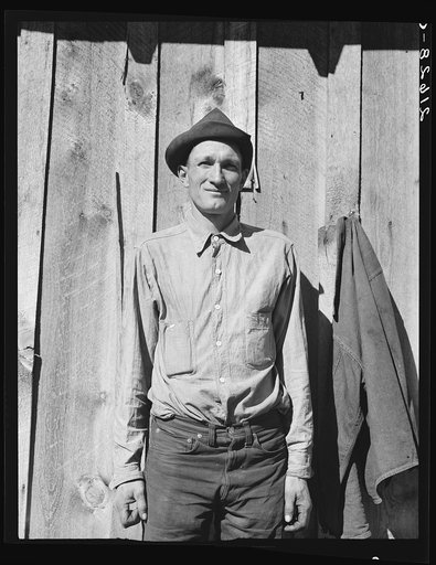 One of the thirty-six members. Ola self-help sawmill co-op. Gem County, Idaho. General caption 48.