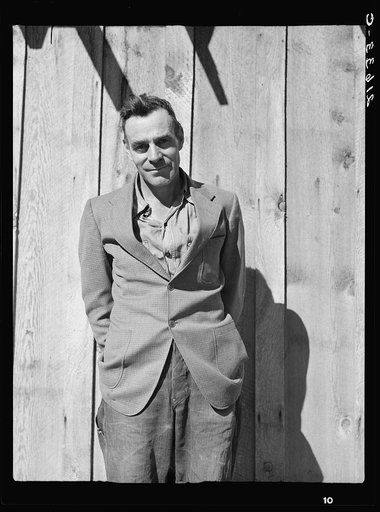 One of the thirty-six members. Ola self-help sawmill co-op. Gem County, Idaho. General caption 48.