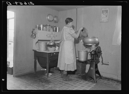 Untitled photo, possibly related to: Corner of one-room cabin belonging to farmer starting in cut-over area. Priest River Valley, Bonner County, Idaho. See caption 54