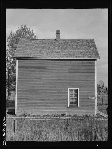 Sandpoint, Bonner County, Idaho. Many of those dependent on the mill have turned back to small stump farming and many have been forced on relief. In this town the Humbird Lumber Company shut down in 1930. General caption 49