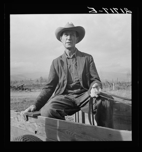 Was Nebraska farmer, now developing land in cut-over area. Bonner County, Idaho. See general caption 50