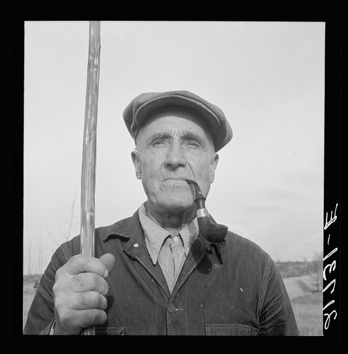 Early settler of the valley. He came in 1916. Priest River Valley, Bonner County, Idaho. See general caption 49