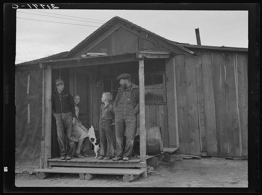 Stump farm family and their present home. Boundary County, Idaho. See general caption 52