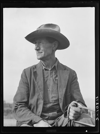 Ex-Nebraska farmer now developing farm out of the stumps. Bonner County, Idaho. See general caption