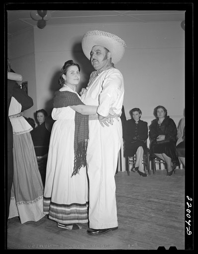 Brownsville, Texas. Charro Days fiesta. Triple L Club dance