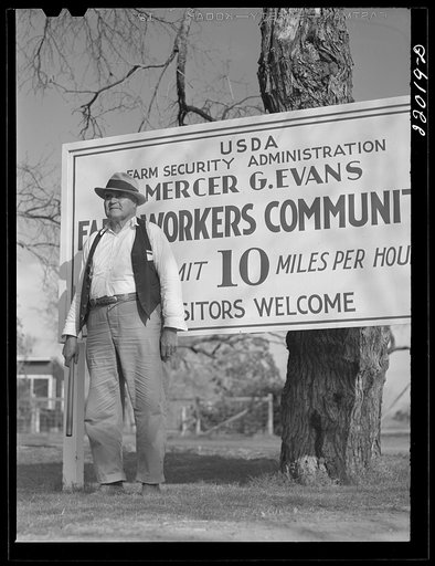 Weslaco, Texas. FSA (Farm Security Administration) camp. Community traffic officer