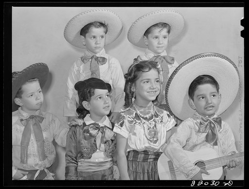 Brownsville, Texas. Charro Days fiesta. Children