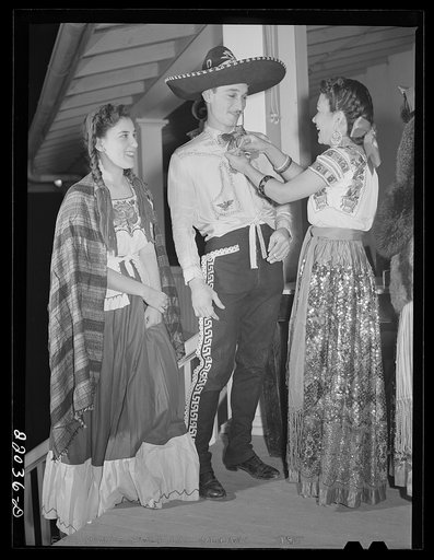 Brownsville, Texas. Charro Days fiesta. Souvenir at the Triple L Club dance