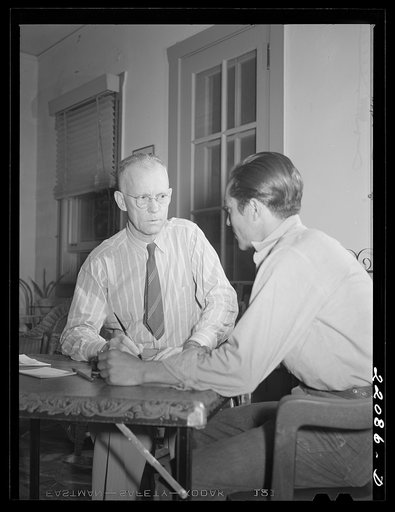 Untitled photo, possibly related to: Brownsville, Texas. Registration for Selective Service