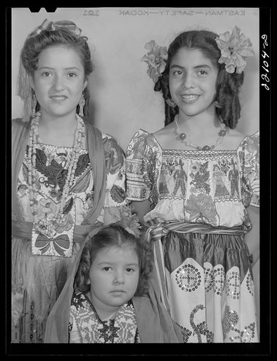 Brownsville, Texas. Charro Days fiesta. Girls