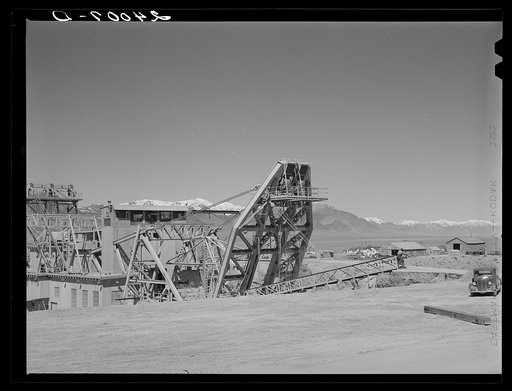 Gold dredge. Nye County, Nevada