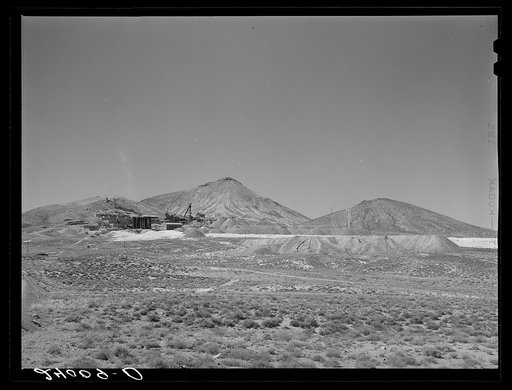 Abandoned mine and mill. Tonopah, Nevada