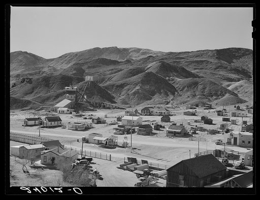 Active mining town. Silver Peak, Nevada