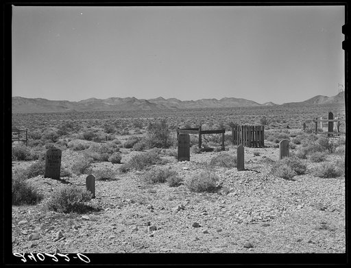 Cemetery. Rhyolite, Nevada