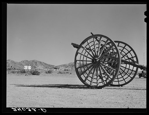 Lumber wagon. Death Valley, California