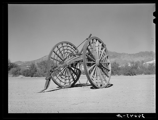 Part of lumber wagon. Death Valley, California